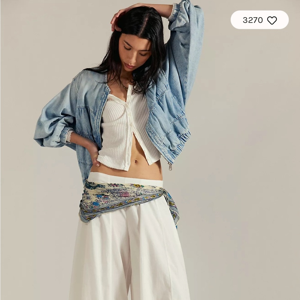 We The Free Layla Denim Jacket - Picture 3 of 16